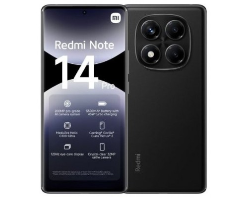 XIAOMI Redmi Note 14 PRO 6,67" 256GB 8GB Black